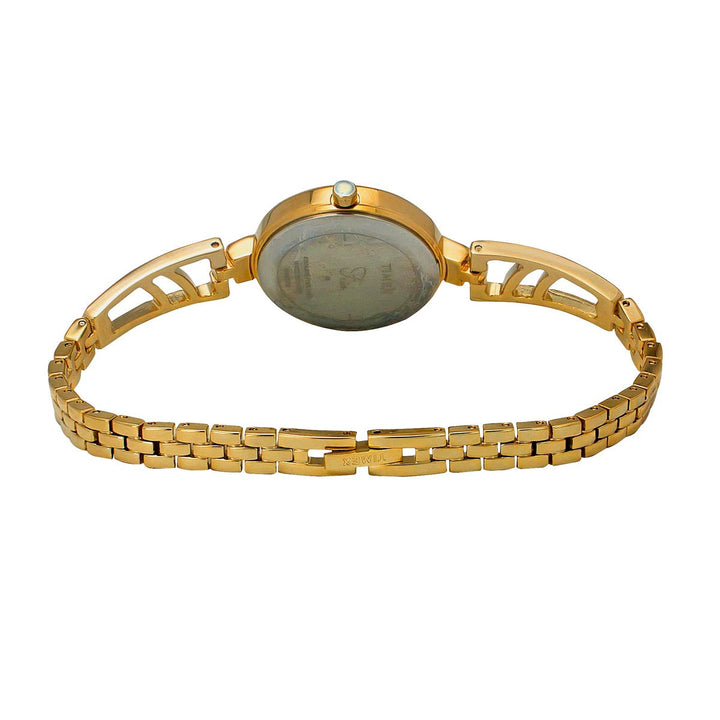 Timex Fria Women's Silver Dial Round Case 2 Hands Function Watch -TWEL15200