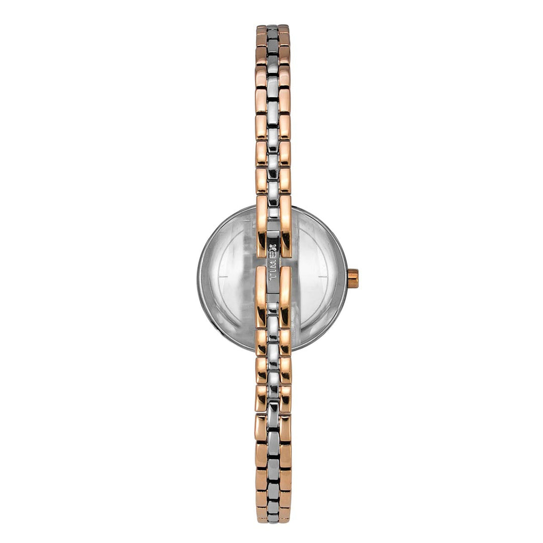 Timex Fria Women's Blue Dial Round Case 2 Hands Function Watch -TWEL15202