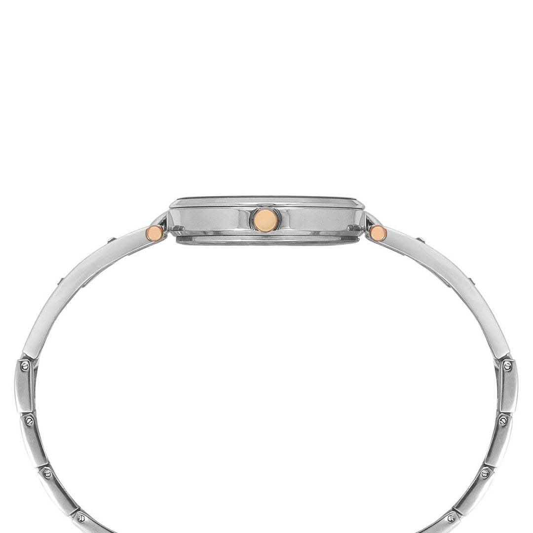 Timex Fria Women's Silver Dial Round Case 3 Hands Function Watch -TWEL15301