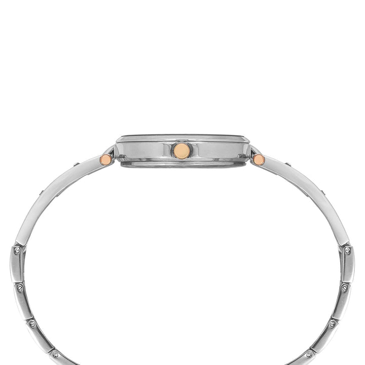 Timex Fria Women's Silver Dial Round Case 3 Hands Function Watch -TWEL15301