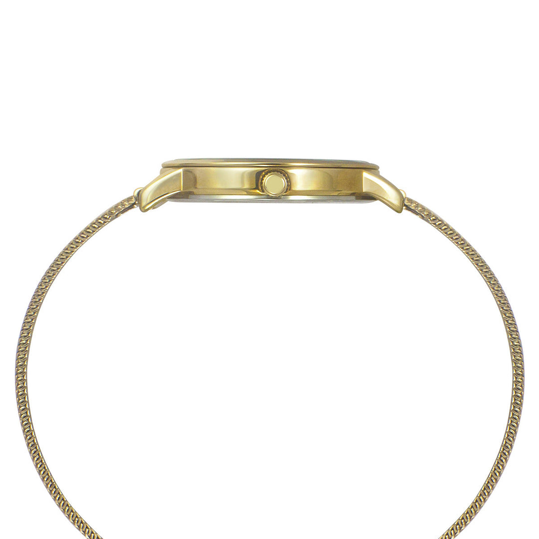 Timex Fashion Women's Warm Silver Dial Round Case 2 Hands Function Watch -TWEL15601