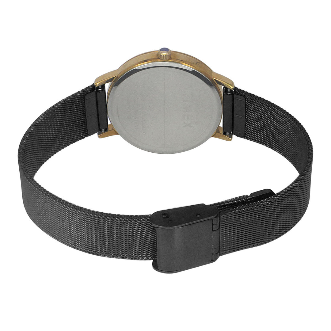 Timex Fashion Women's Black Dial Round Case 2 Hands Function Watch -TWEL15603