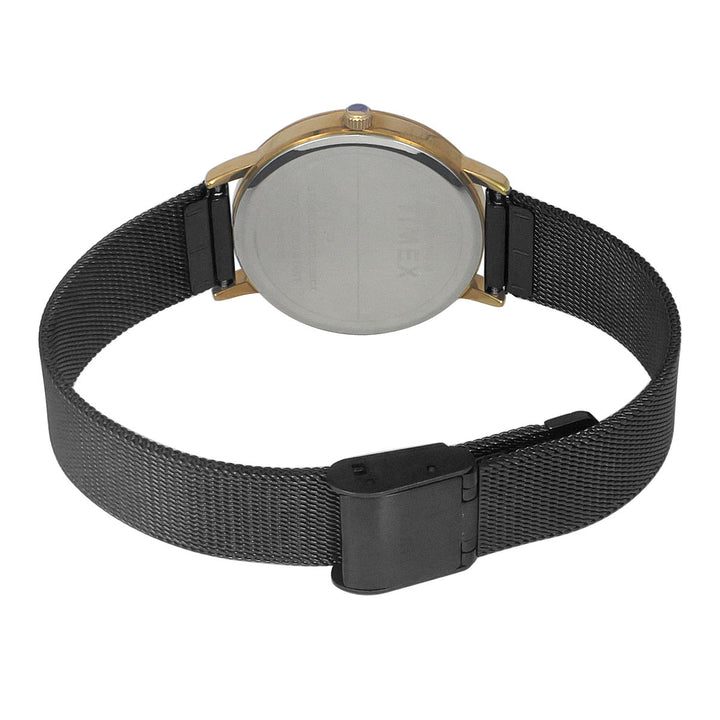 Timex Fashion Women's Black Dial Round Case 2 Hands Function Watch -TWEL15603