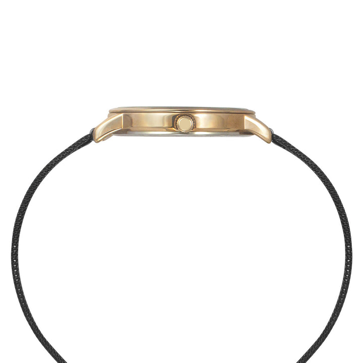 Timex Fashion Women's Black Dial Round Case 2 Hands Function Watch -TWEL15603