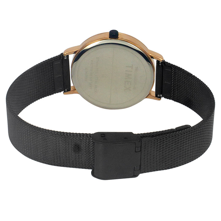 Timex Fashion Women's Mother Of Pearl Dial Round Case 2 Hands Function Watch -TWEL15608