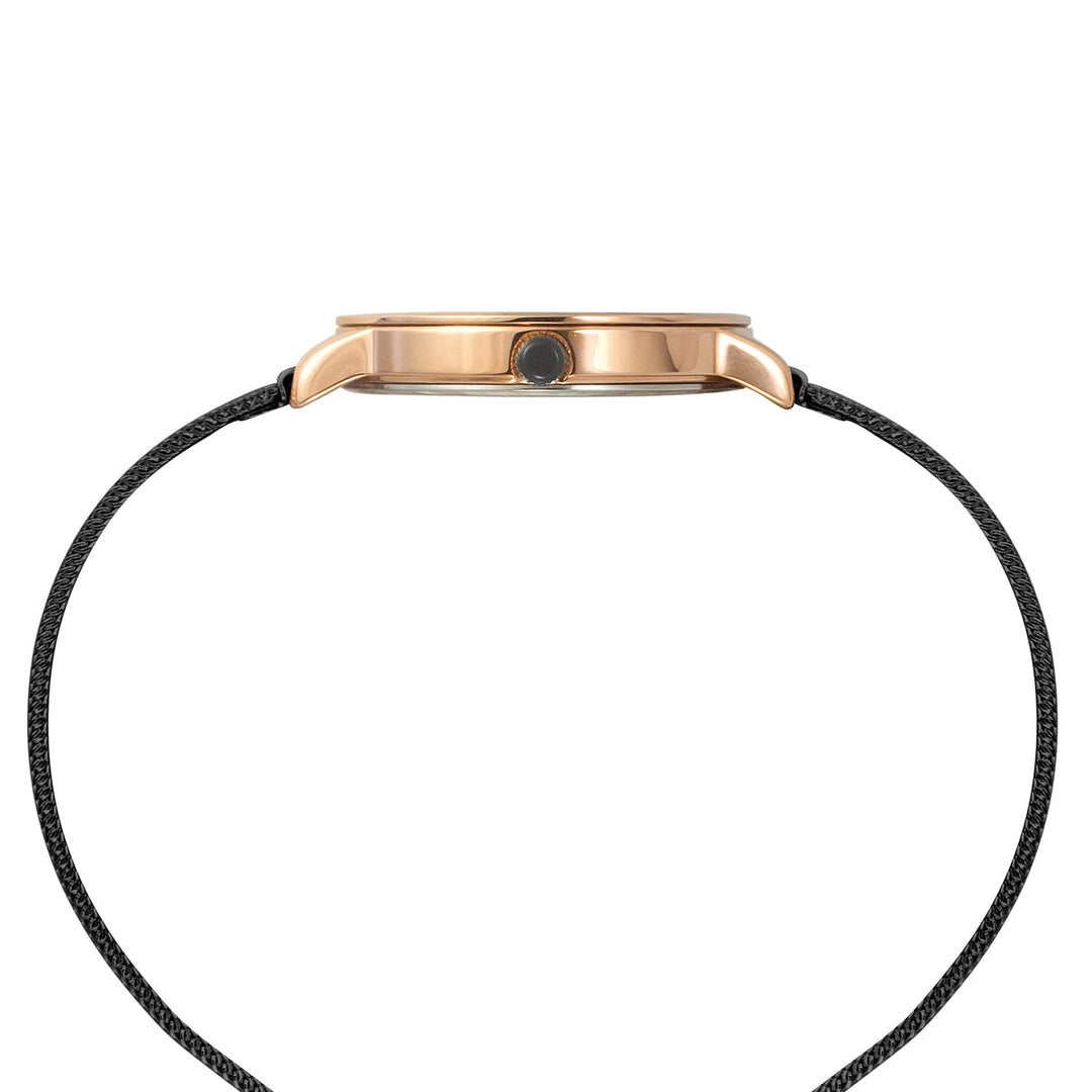 Timex Fashion Women's Mother Of Pearl Dial Round Case 2 Hands Function Watch -TWEL15608