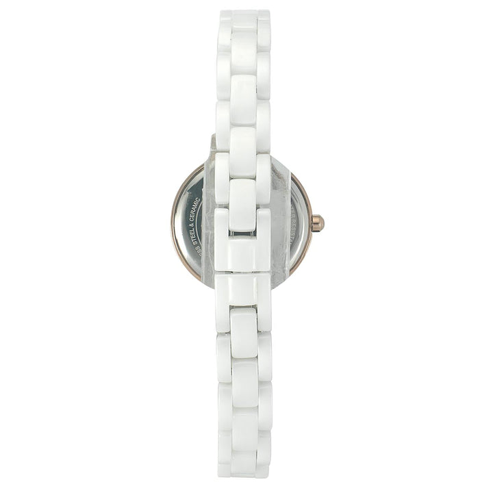 Timex Fashion Women's Mother Of Pearl Dial Round Case 3 Hands Function Watch -TWEL15700
