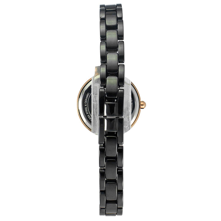 Timex Fashion Women's Mother Of Pearl Dial Round Case 3 Hands Function Watch -TWEL15703