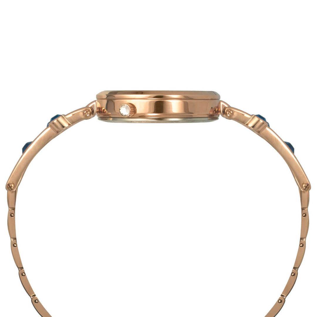 Timex Fria Women's Blue Dial Round Case 3 Hands Function Watch -TWEL16002