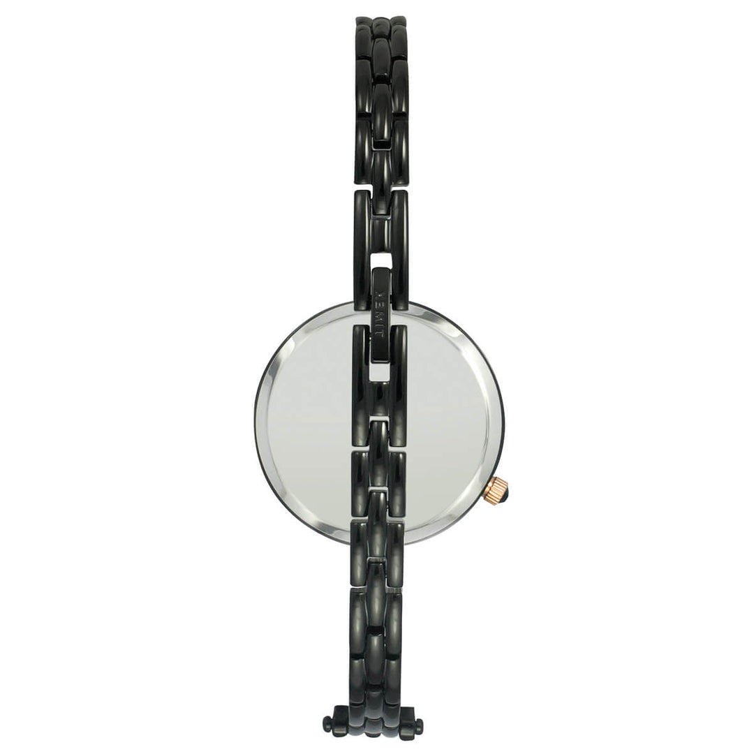 Timex Fria Women's Black Dial Round Case 3 Hands Function Watch -TWEL16003