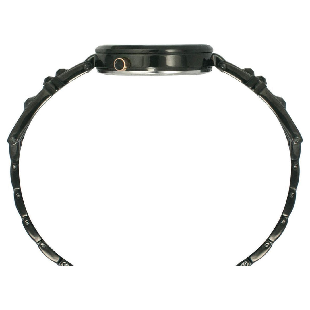 Timex Fria Women's Black Dial Round Case 3 Hands Function Watch -TWEL16003