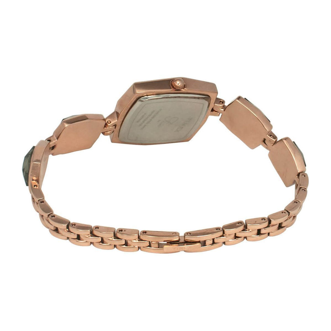 Timex Fria Women's Black Dial Square Case 3 Hands Function Watch -TWEL16100