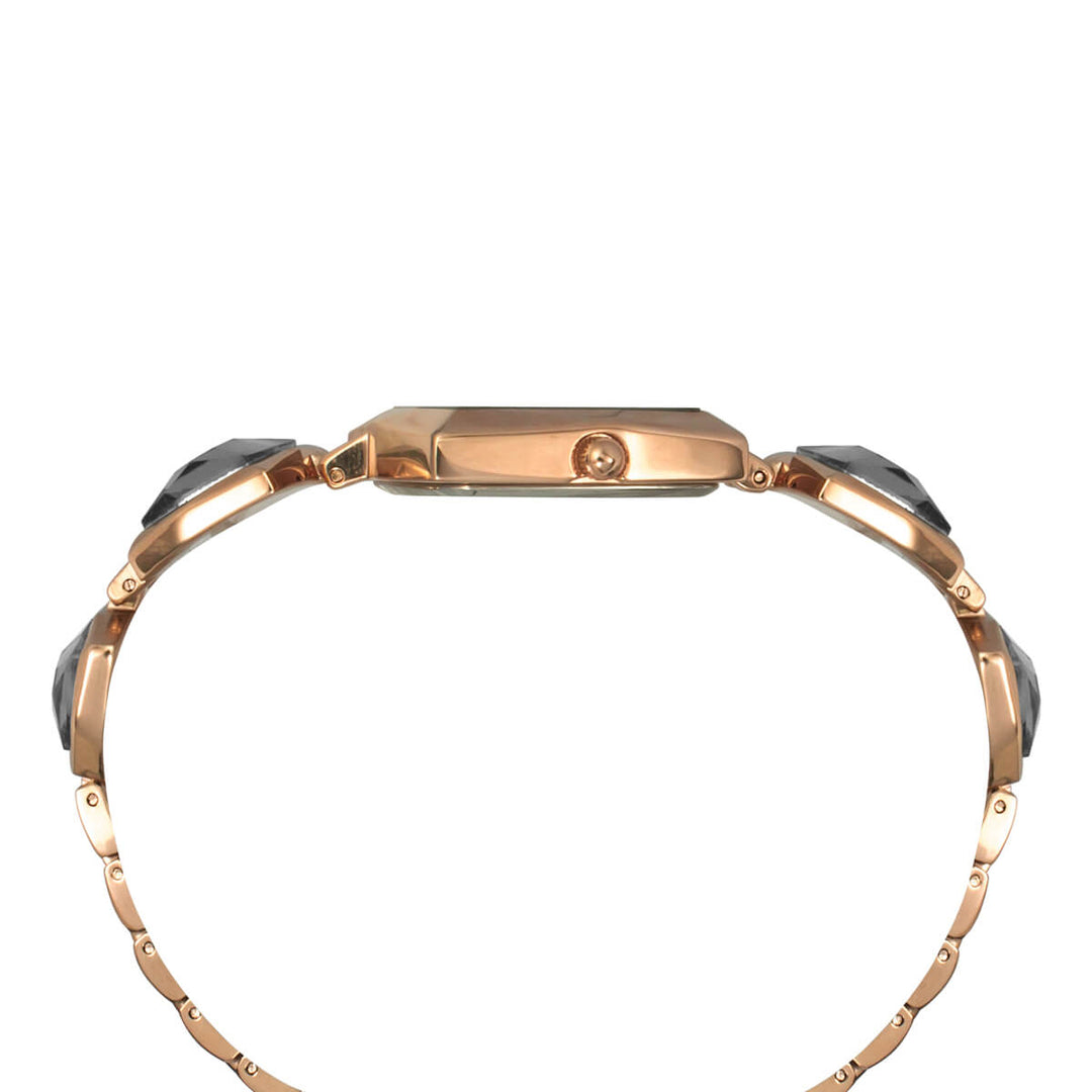 Timex Fria Women's Black Dial Square Case 3 Hands Function Watch -TWEL16100