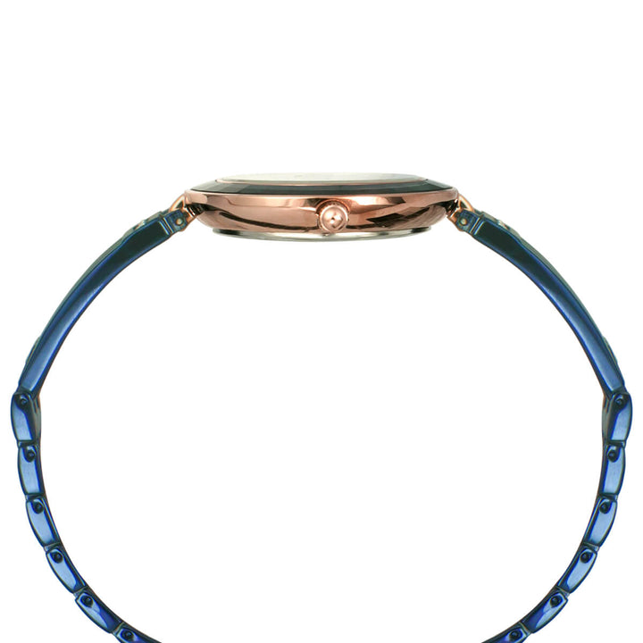 Timex Fria Women's Mother Of Pearl Dial Round Case 3 Hands Function Watch -TWEL16203