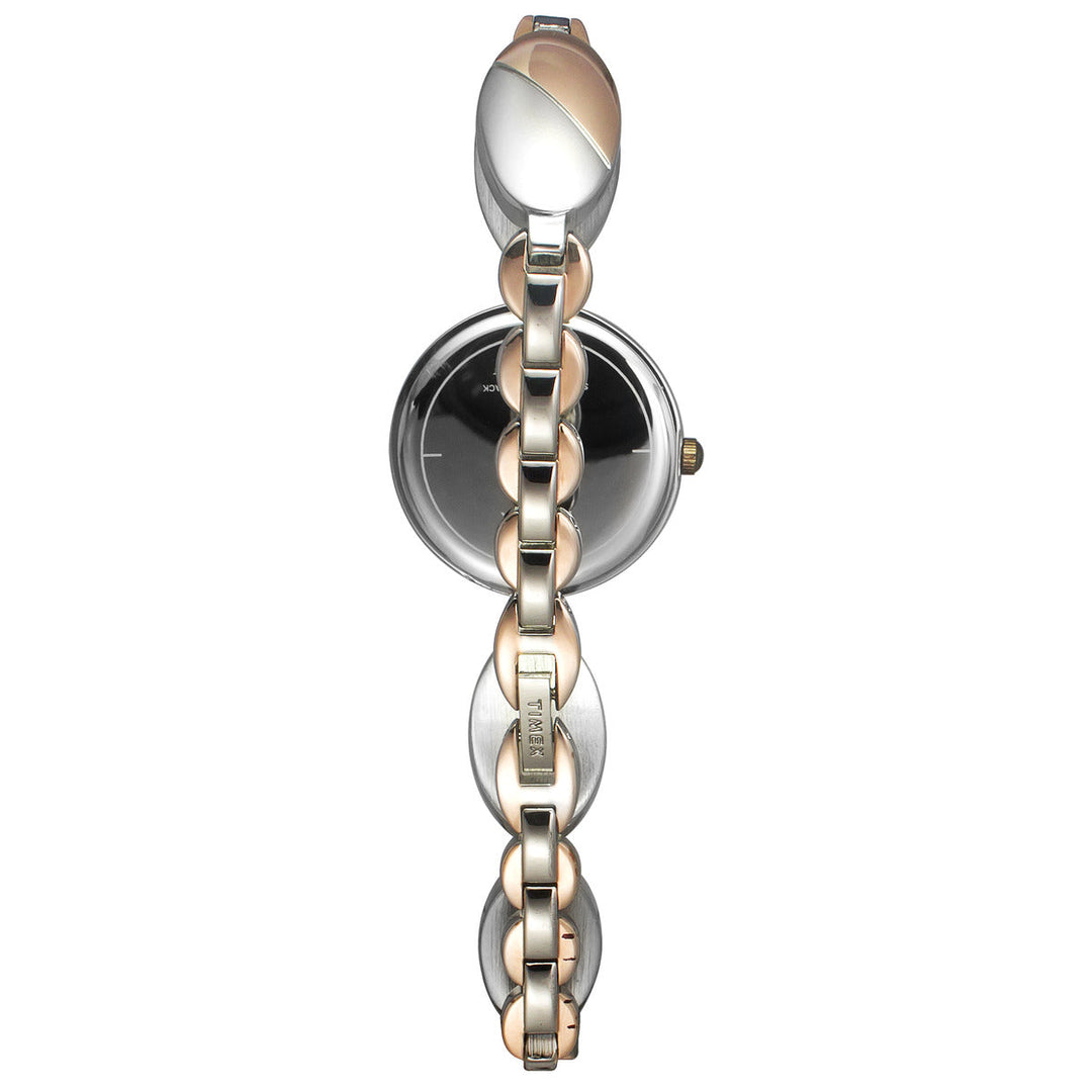 Timex Fria Women's Mother Of Pearl Dial Round Case 3 Hands Function Watch -TWEL16301