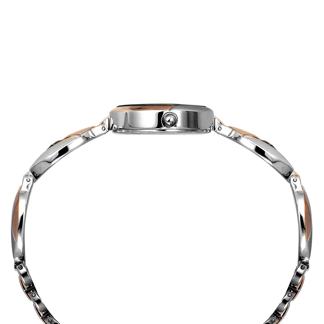 Timex Fria Women's Mother Of Pearl Dial Round Case 3 Hands Function Watch -TWEL16301