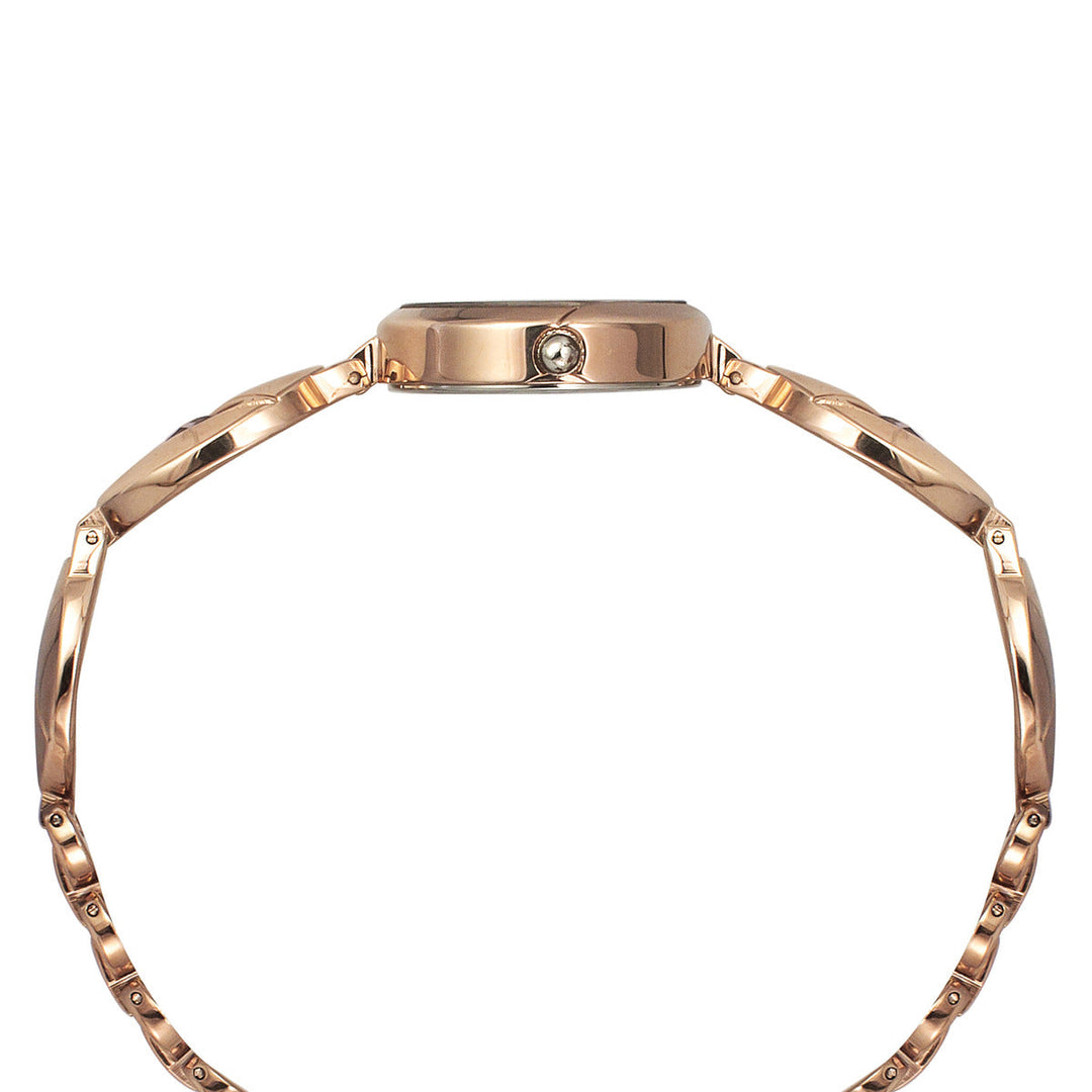 Timex Fria Women's Mother Of Pearl Dial Round Case 3 Hands Function Watch -TWEL16302