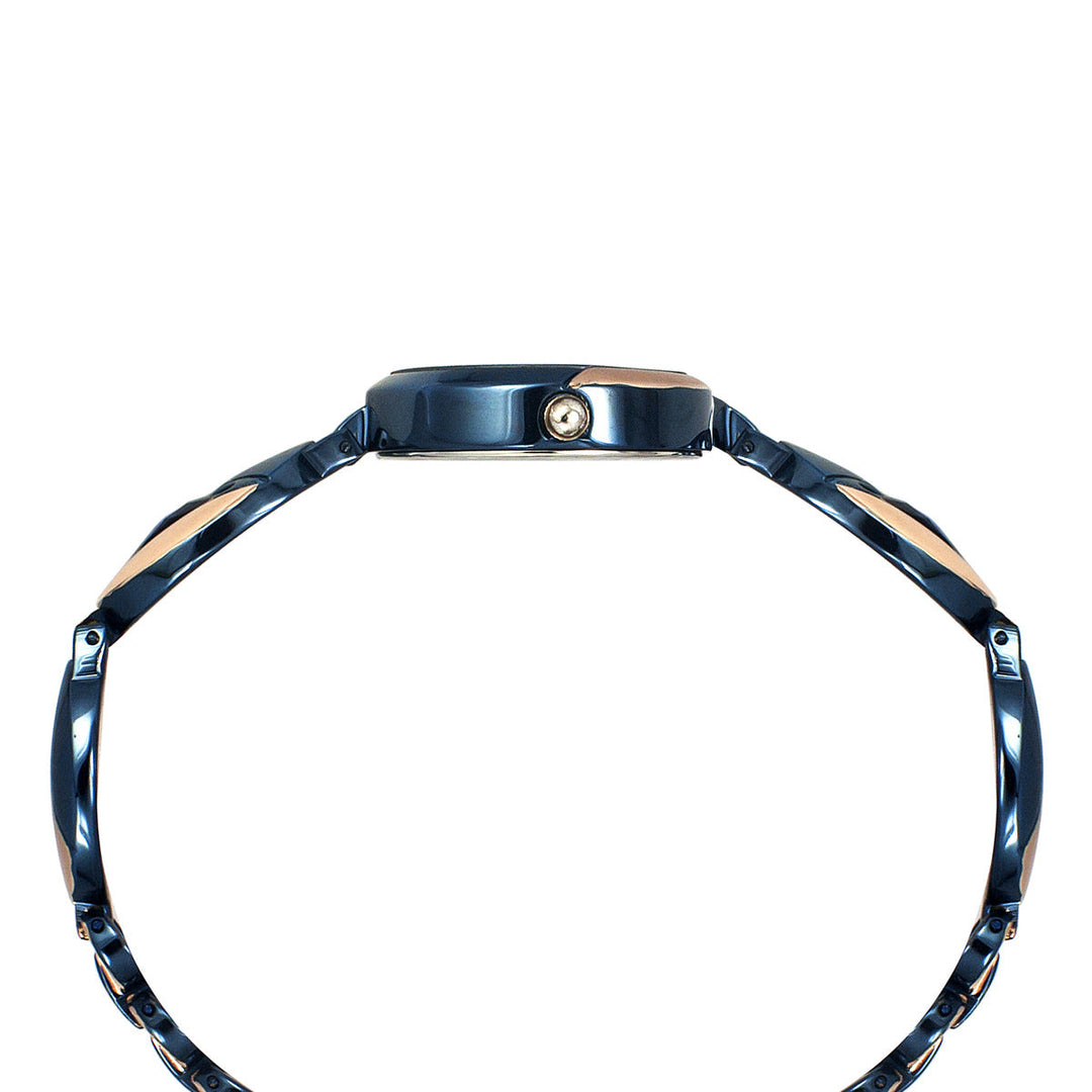 Timex Fria Women's Blue Dial Round Case 3 Hands Function Watch -TWEL16304