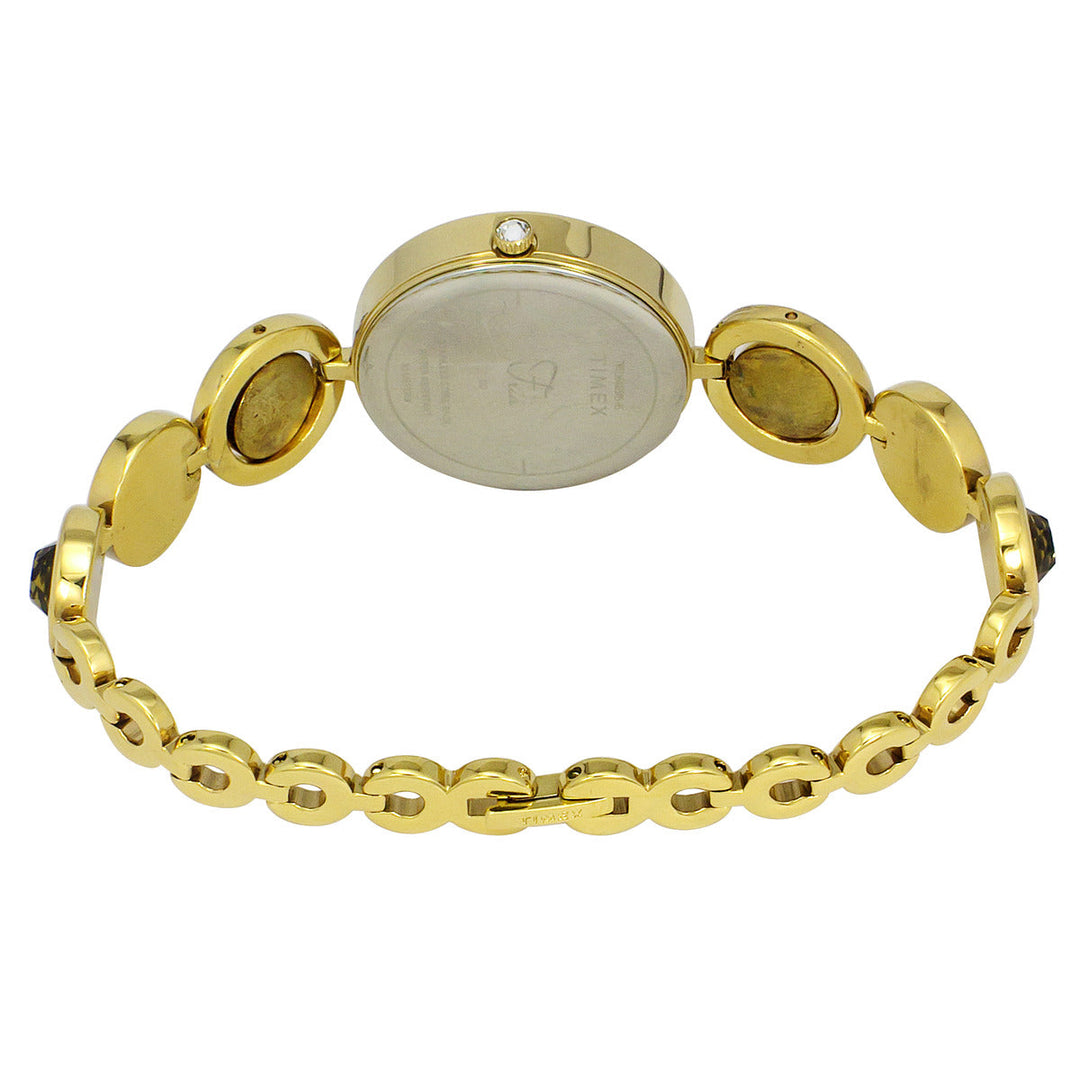 Timex Fria Women's Silver Dial Round Case 3 Hands Function Watch -TWEL16400