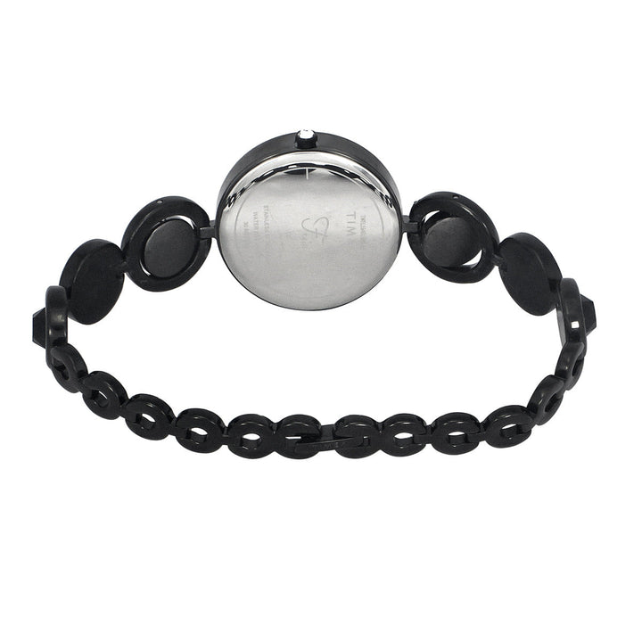 Timex Fria Women's Black Dial Round Case 3 Hands Function Watch -TWEL16401