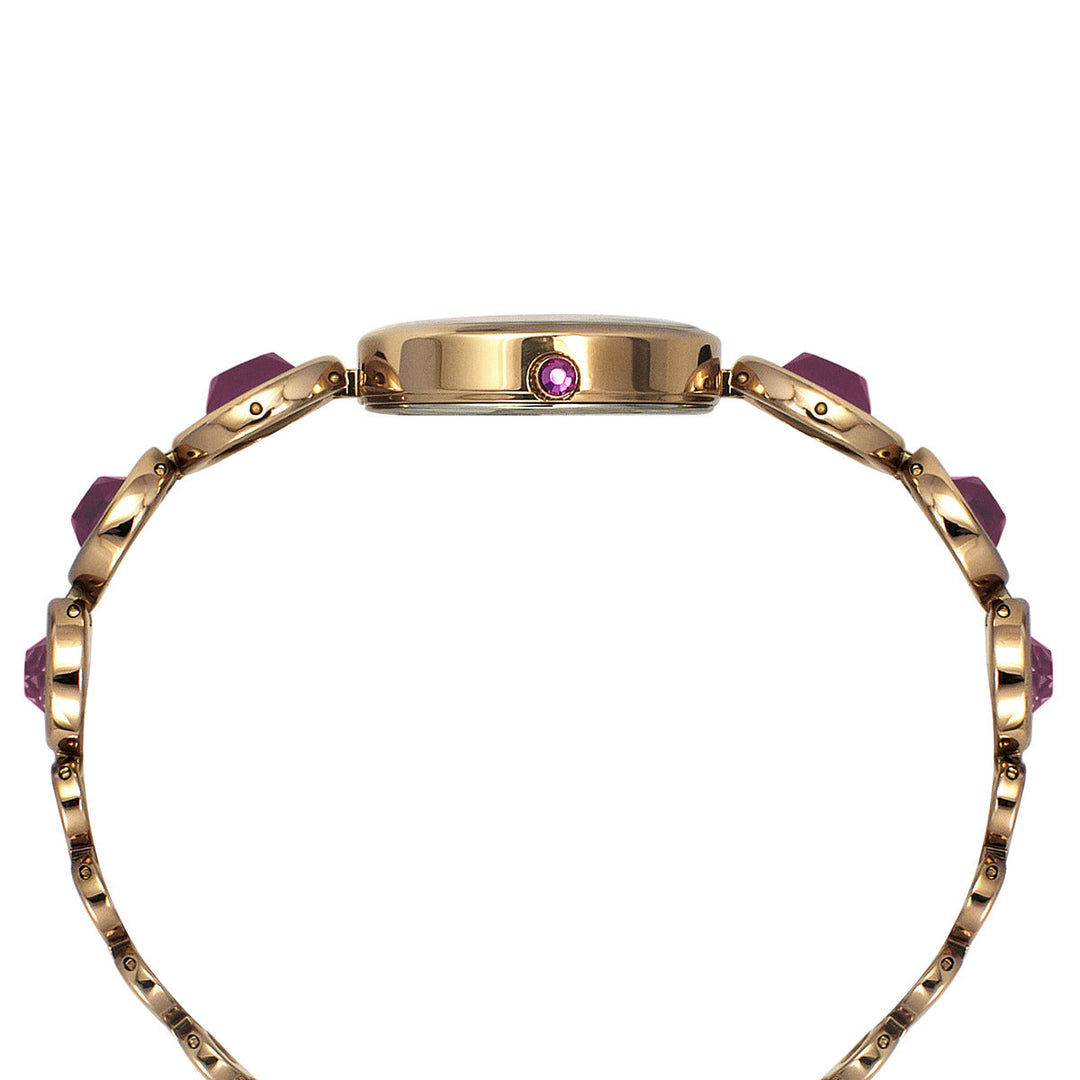 Timex Fria Women's Pink Dial Round Case 3 Hands Function Watch -TWEL16402