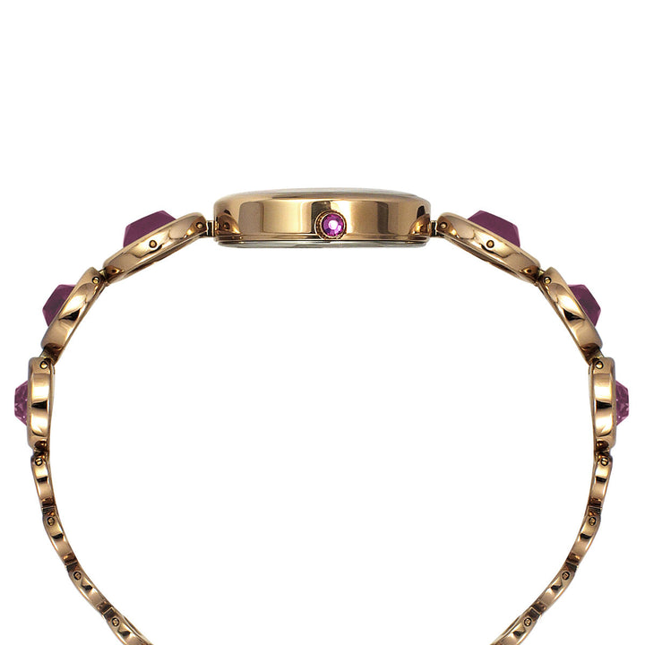 Timex Fria Women's Pink Dial Round Case 3 Hands Function Watch -TWEL16402