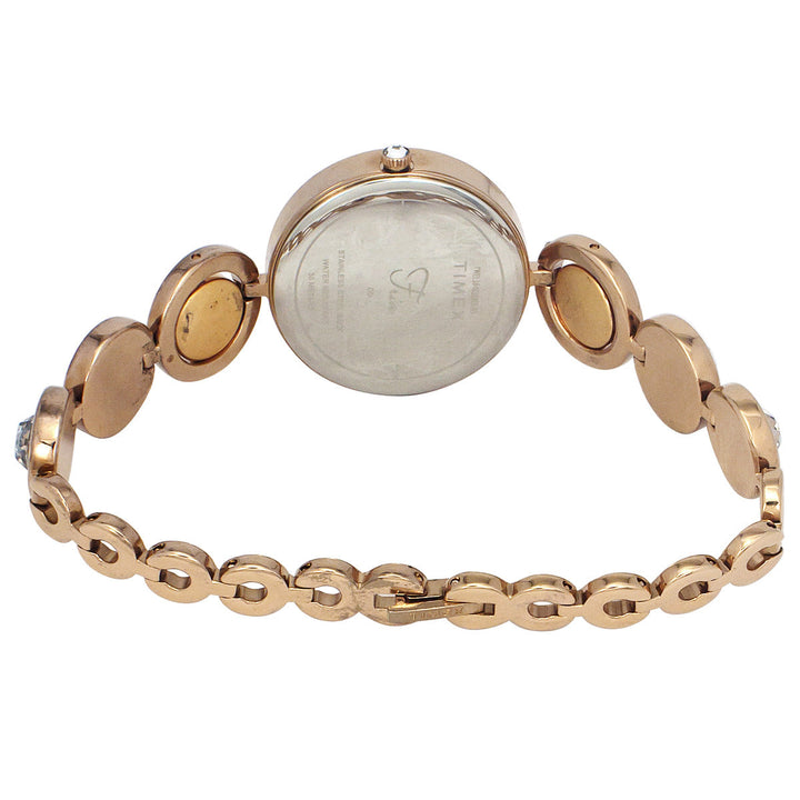 Timex Fria Women's Silver Dial Round Case 3 Hands Function Watch -TWEL16403