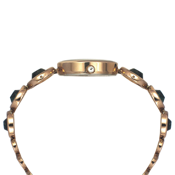 Timex Fria Women's Teal Dial Round Case 3 Hands Function Watch -TWEL16404