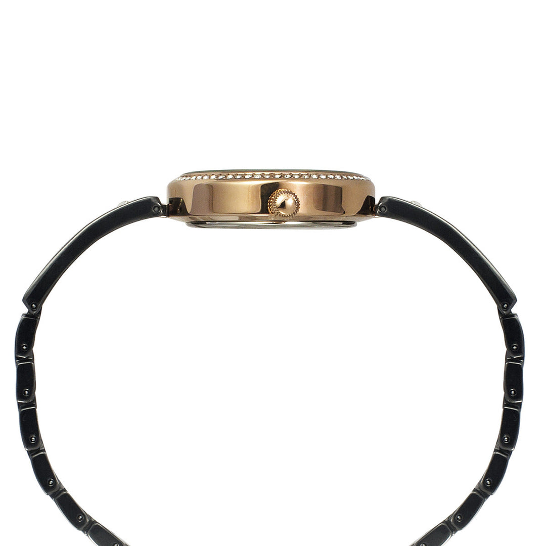 Timex Fria Women's Mother Of Pearl Dial Round Case 3 Hands Function Watch -TWEL16500