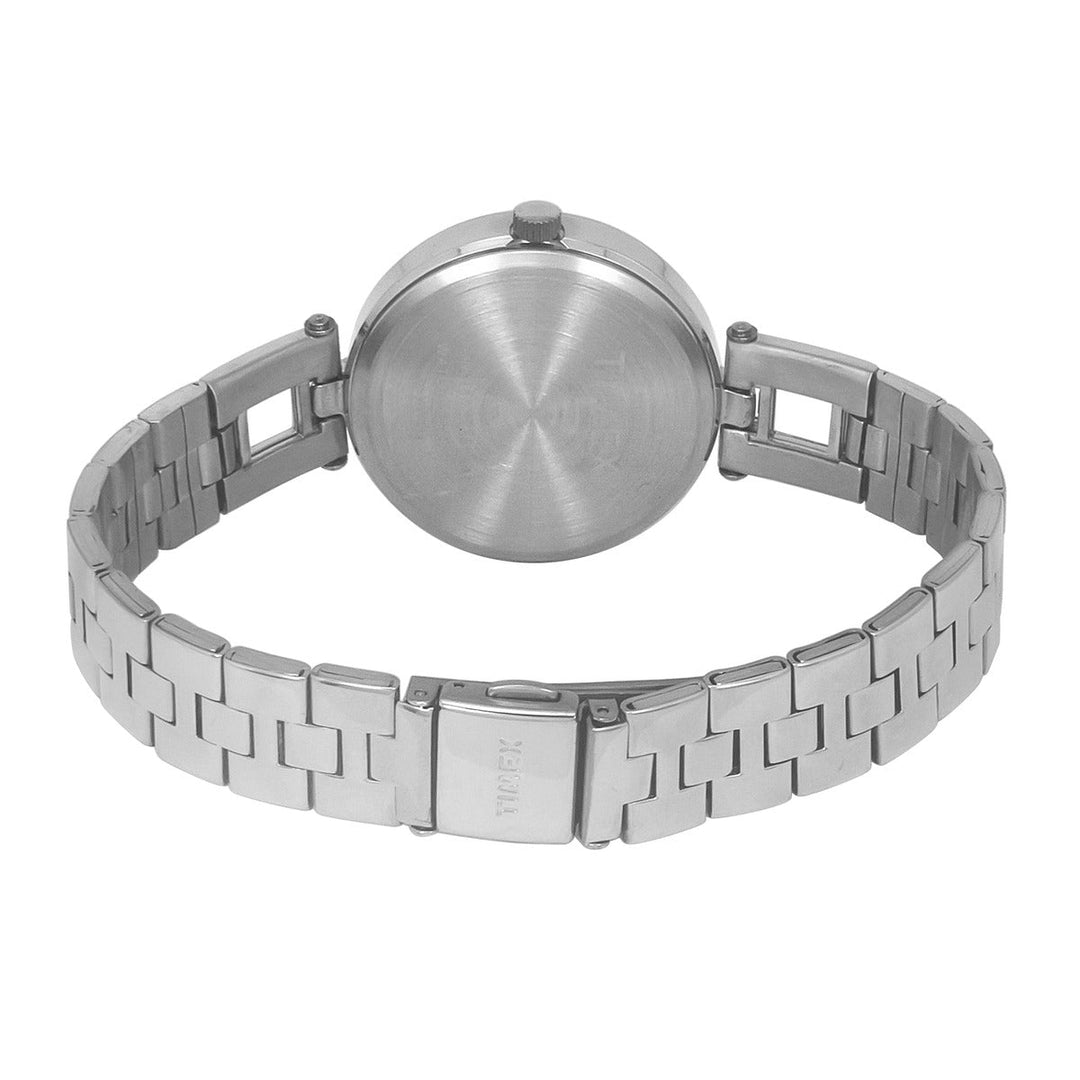 Timex Fashion Women's Blue Dial Round Case Day Date Function Watch -TWEL16600