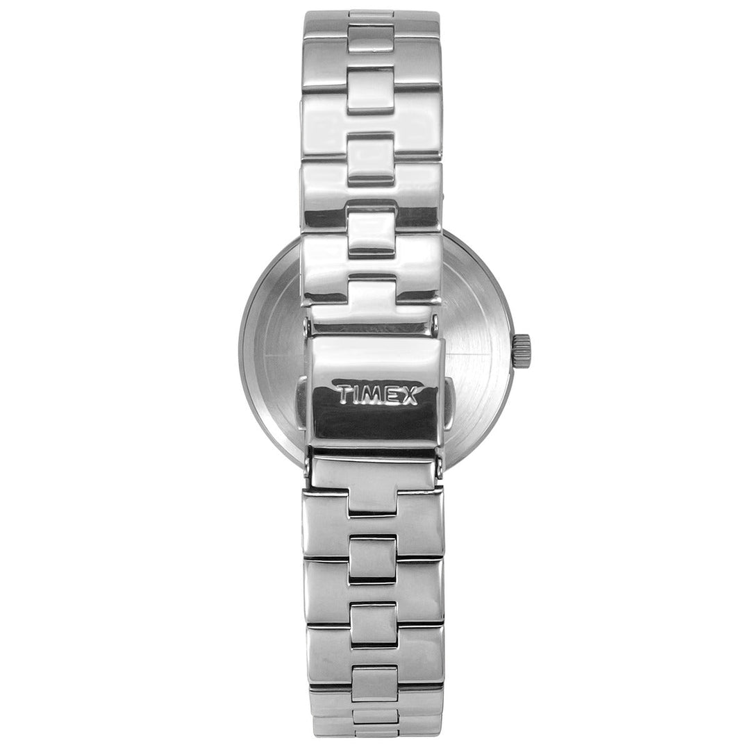 Timex Fashion Women's Blue Dial Round Case Day Date Function Watch -TWEL16600