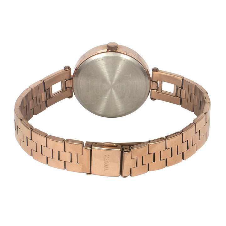 Timex Fashion Women's White Dial Round Case Day Date Function Watch -TWEL16602