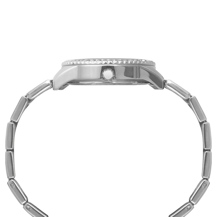 Timex E-Class Premium-Sport Collection Multifunction Women Analog Blue Dial Coloured Quartz Watch, Round Dial With 36 Mm Case Width - TWEL16800