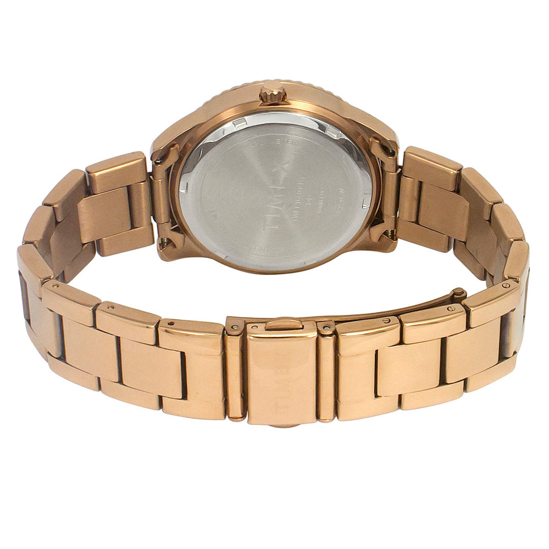 Timex E-Class Premium-Sport Collection Multifunction Women Analog Silver Dial Coloured Quartz Watch, Round Dial With 36 Mm Case Width - TWEL16802