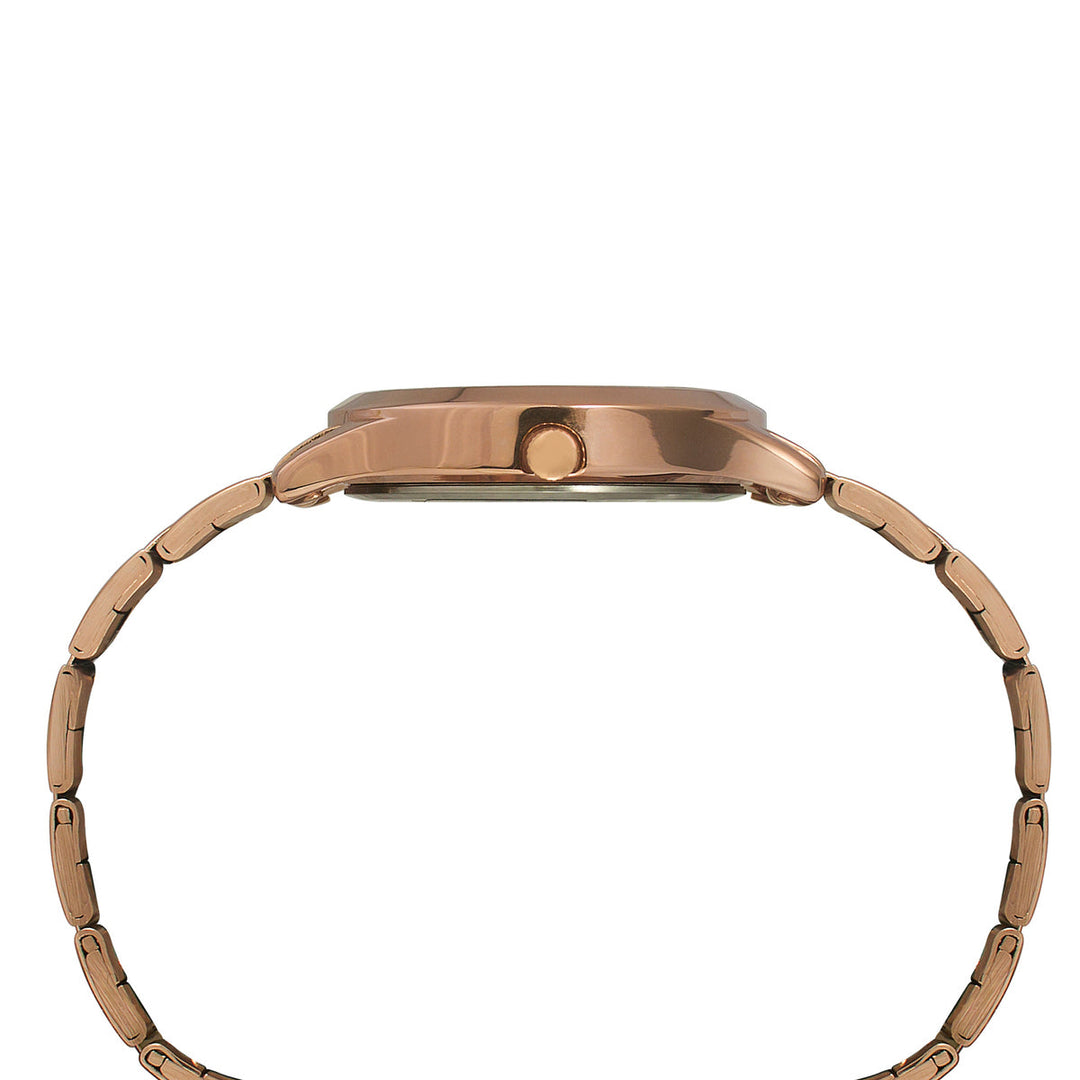 Timex Fashion Collection Premium Quality Multifunction Women Analog Rose Gold Dial Coloured Quartz Watch, Round Dial With 36.5mm Case Width - TWEL98SMU04