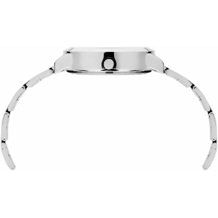 Timex Fashion Women's Silver Dial Round Case 3 Hands Function Watch -TWEL99SMU01