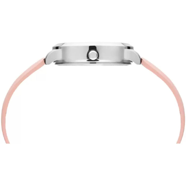 Timex Fashion Women's Pink Dial Round Case 3 Hands Function Watch -TWEL99SMU04