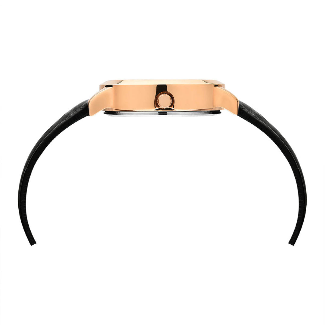 Timex Fashion Women's Black Dial Round Case 3 Hands Function Watch -TWEL99SMU06