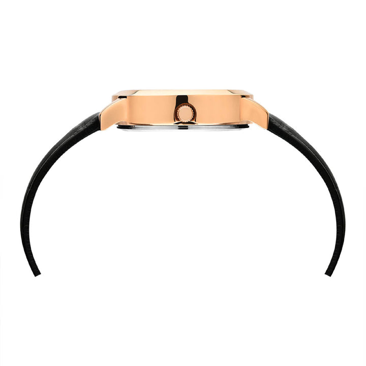 Timex Fashion Women's Black Dial Round Case 3 Hands Function Watch -TWEL99SMU06