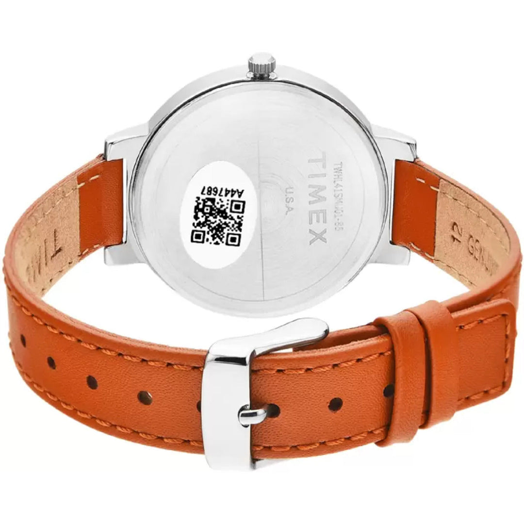 Timex Fashion Women's Silver Dial Round Case 3 Hands Function Watch -TWHL41SMU01