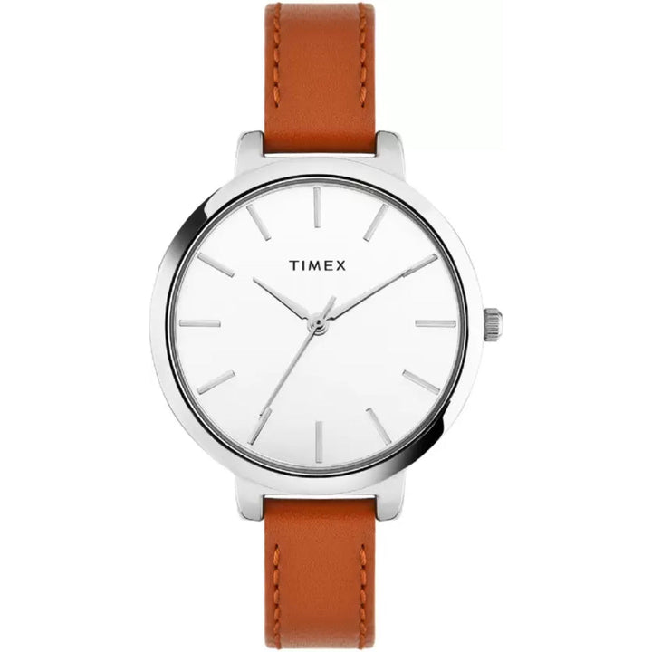 Timex Fashion Women's Silver Dial Round Case 3 Hands Function Watch -TWHL41SMU01