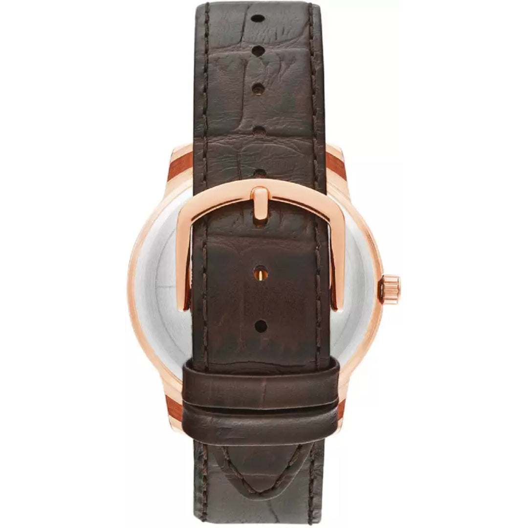 Timex Fashion Men's Rose Gold Dial Round Case 3 Hands Function Watch -TWNTG07SMU03