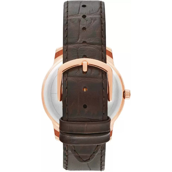 Timex Fashion Men's Rose Gold Dial Round Case 3 Hands Function Watch -TWNTG07SMU03