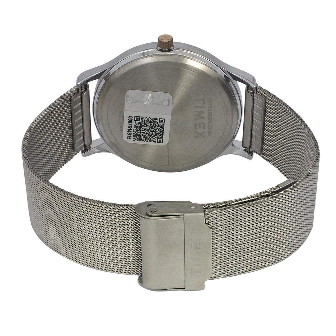 Timex 3 Hands Men Analog Blue Dial Coloured Quartz Watch, Round Dial With 30 Mm Case Width - TWTG105SMU03