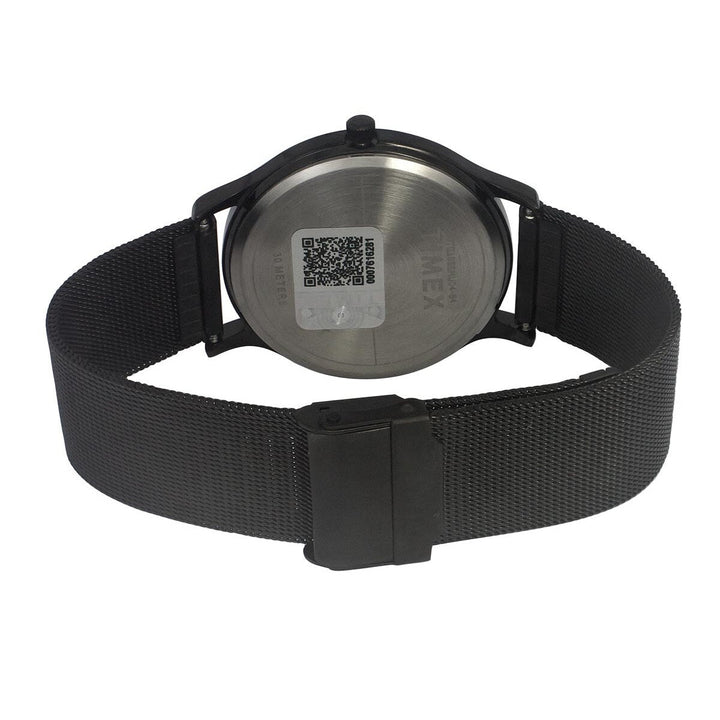 Timex 3 Hands Men Analog Black Dial Coloured Quartz Watch, Round Dial With 30 Mm Case Width - TWTG105SMU04