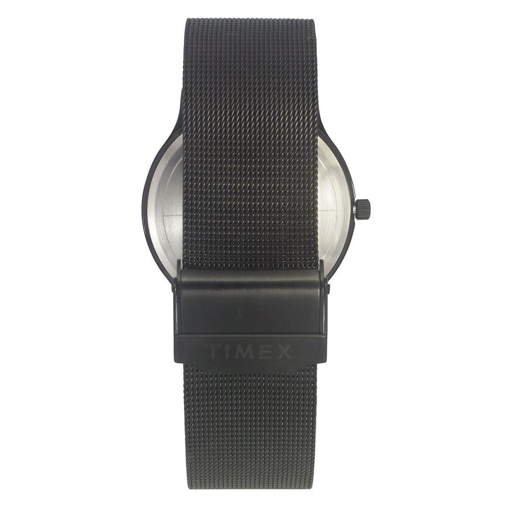 Timex 3 Hands Men Analog Black Dial Coloured Quartz Watch, Round Dial With 30 Mm Case Width - TWTG105SMU04