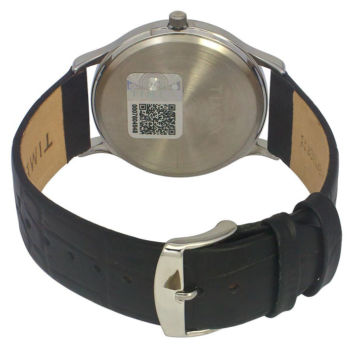 Timex 3 Hands Men Analog Silver Dial Coloured Quartz Watch, Round Dial With 30 Mm Case Width - TWTG105SMU05