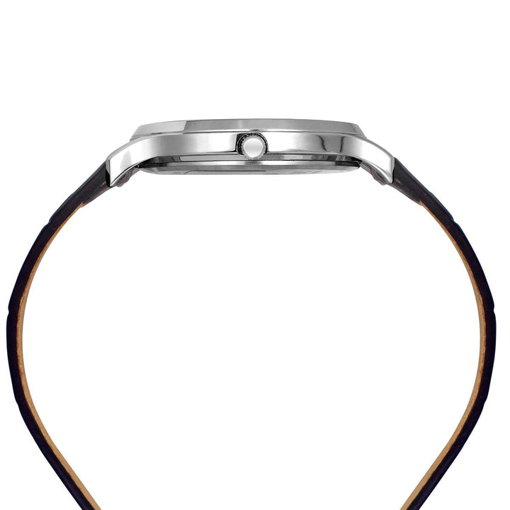 Timex 3 Hands Men Analog Silver Dial Coloured Quartz Watch, Round Dial With 30 Mm Case Width - TWTG105SMU05