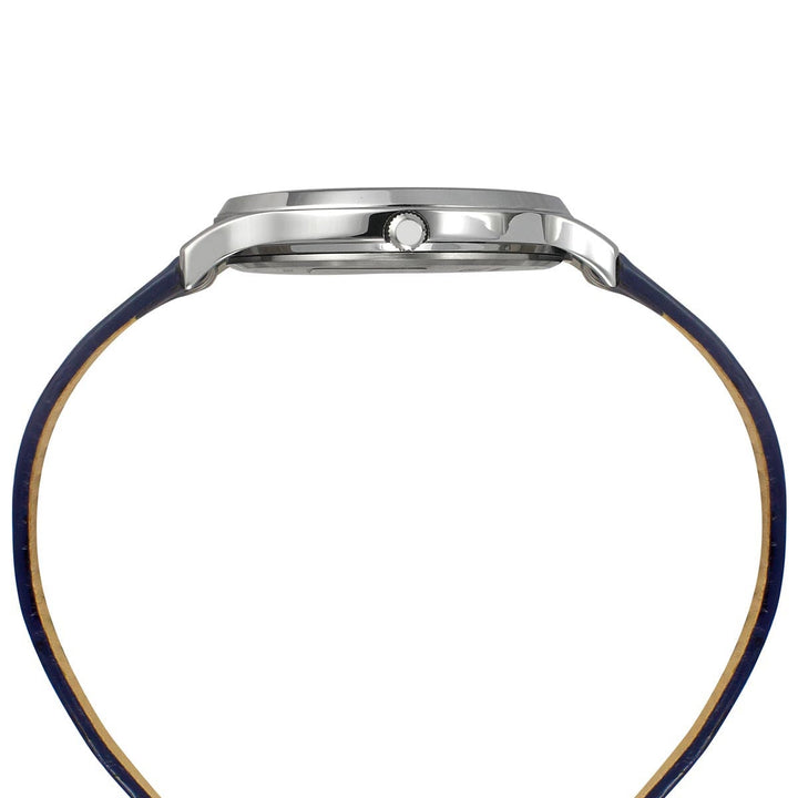 Timex 3 Hands Men Analog Blue Dial Coloured Quartz Watch, Round Dial With 30 Mm Case Width - TWTG105SMU08