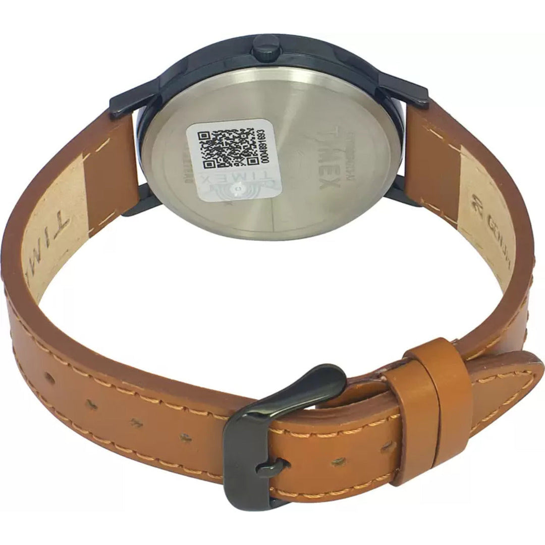 Timex Fashion Men's Black Dial Round Case 3 Hands Function Watch -TWTG80SMU15